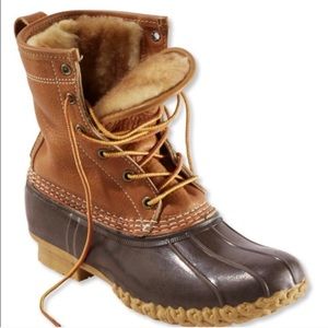 Shearling Lined Bean Boots